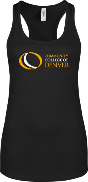 CC Denver Next Level Womens Racerback Tank  Primary Mark