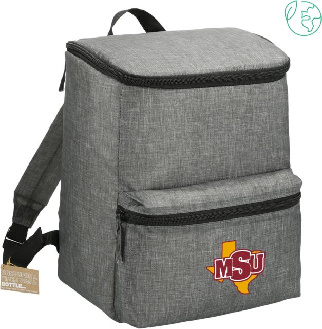 Midwestern State Excursion Recycled 20 Can Backpack Cooler MSU Logo - ONLINE ONLY