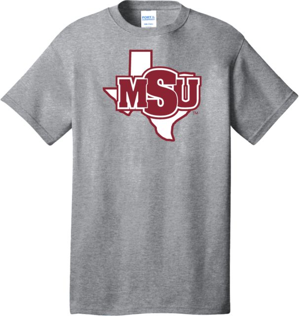 Midwestern State Extended T Shirt MSU Logo - ONLINE ONLY