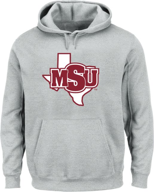 Midwestern State Extended Hoodie MSU Logo - ONLINE ONLY