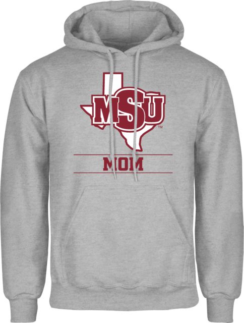 Midwestern State Fleece Hoodie Mom - MSU - ONLINE ONLY