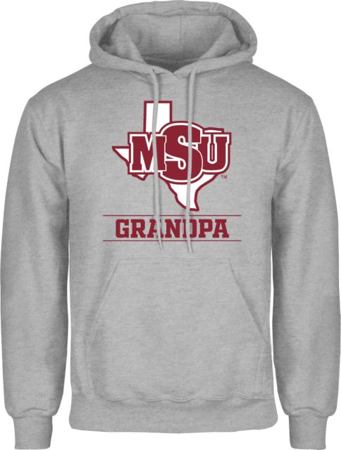 Midwestern State Fleece Hoodie Grandpa - MSU - ONLINE ONLY