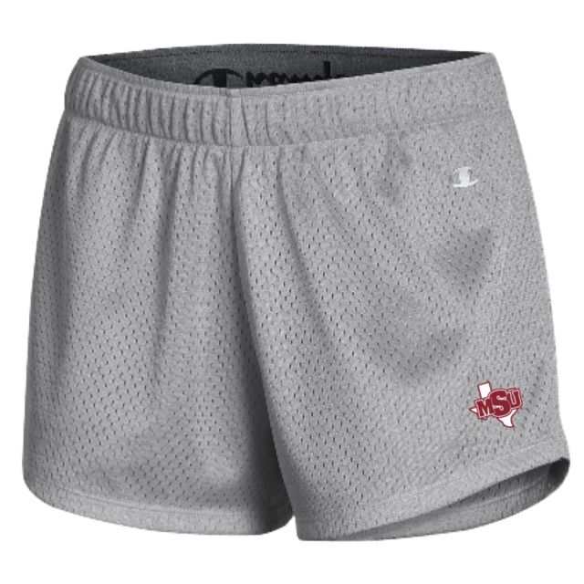 Midwestern State Champion Womens Mesh Short MSU Logo - ONLINE ONLY