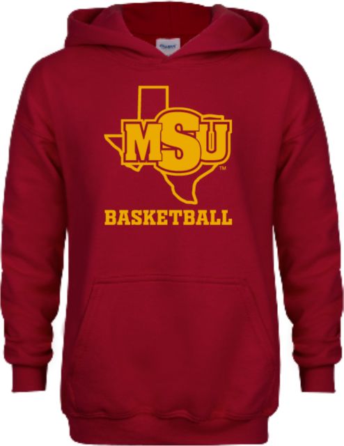 Midwestern State Youth Fleece Hoodie Basketball - MSU - ONLINE ONLY