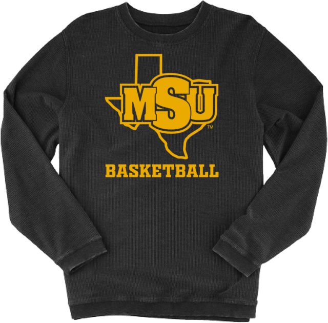 Midwestern State Boxercraft Womens Corded Crew Basketball - MSU - ONLINE ONLY