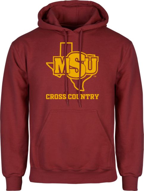 Midwestern State Fleece Hoodie Cross Country - MSU - ONLINE ONLY