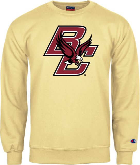 Boston College Champion Fleece Crew Primary Mark - ONLINE ONLY