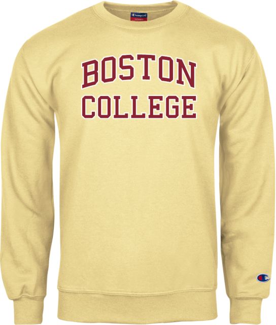 Boston College Champion Fleece Crew Arched Boston College - ONLINE ONLY
