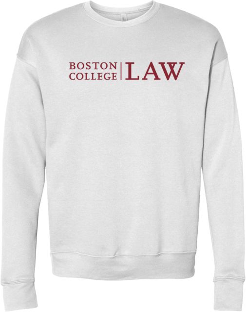 Boston College Bella + Canvas Fleece Crew Boston College Law - ONLINE ONLY