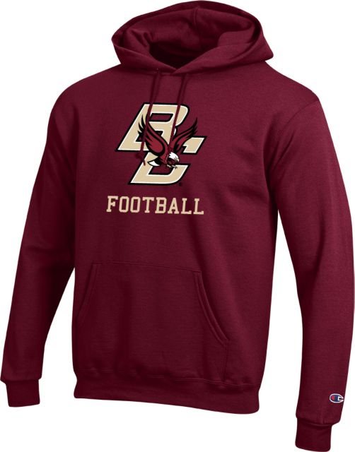 Boston College Champion Fleece Hoodie BC Football - ONLINE