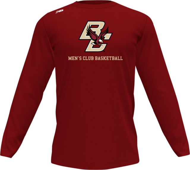 Boston College New Balance Long Sleeve Tech Tee BC Mens Club
