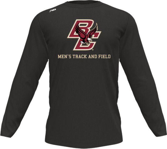 Boston College New Balance Long Sleeve Tech Tee BC Mens Track and