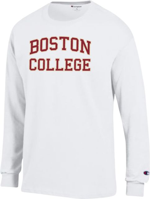 Boston College New Balance Womens Long Sleeve Tech Tee Script Eagles | White | XLarge