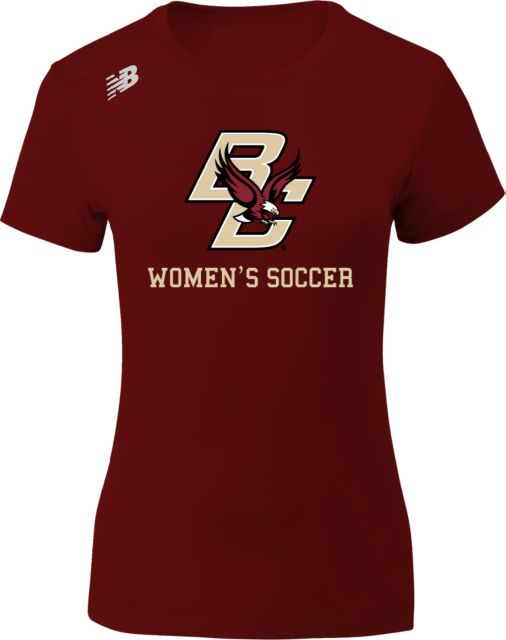 Boston College New Balance Womens Short Sleeve Tech Tee BC Womens Soccer - ONLINE ONLY