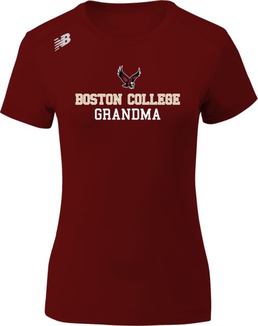 Boston College New Balance Womens Short Sleeve Tech Tee Boston College Grandma - ONLINE ONLY
