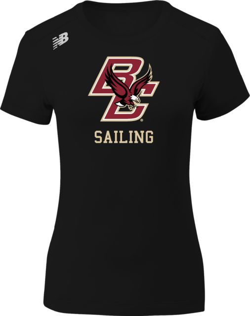 Boston College New Balance Womens Short Sleeve Tech Tee BC Sailing - ONLINE ONLY