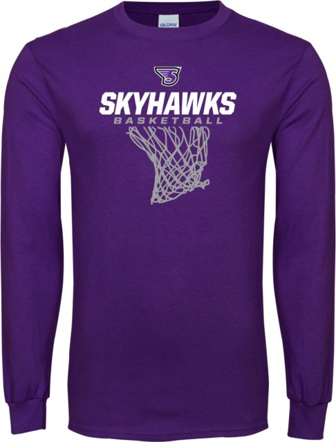 Stonehill Long Sleeve T Shirt Basketball Net Design - ONLINE ONLY