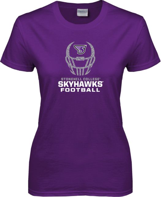 Stonehill Ladies T Shirt Football Helmet Design - ONLINE ONLY