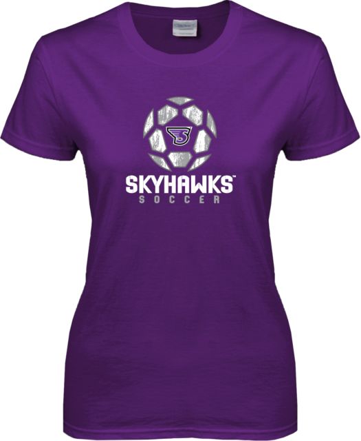 Stonehill Ladies T Shirt Distressed Soccer Ball Design - ONLINE ONLY