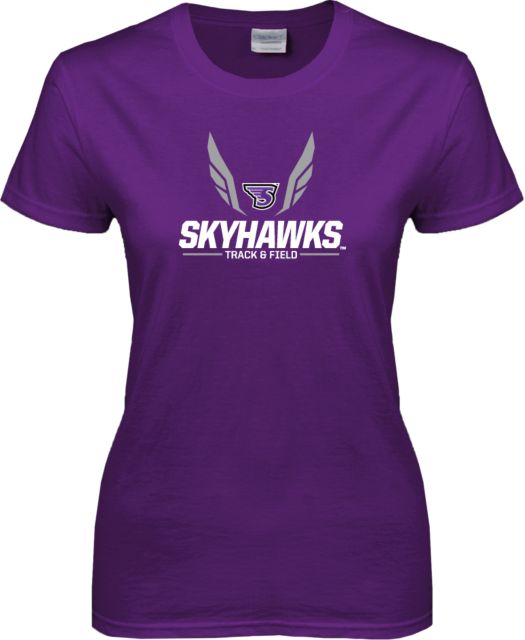 Stonehill Ladies T Shirt Track and Field Wings Design - ONLINE ONLY
