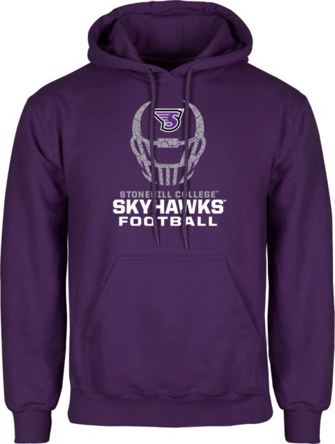 Stonehill Fleece Hoodie Football Helmet Design - ONLINE ONLY