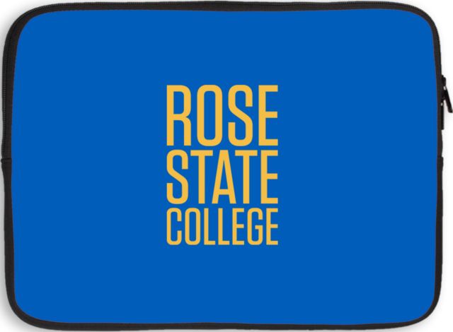 Rose State 13 inch Neoprene Laptop Sleeve Primary Mark - ONLINE ONLY