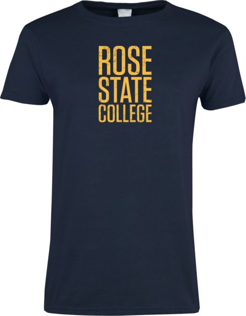 Rose State Ladies T-Shirt Primary Mark Distressed - ONLINE ONLY