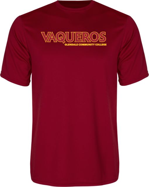 Glendale CC Performance Tee Glendale Community College Vaqueros Wordmark - ONLINE ONLY