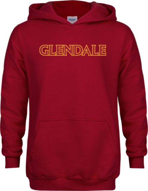 Glendale CC Youth Fleece Hoodie Glendale Wordmark - ONLINE ONLY,,