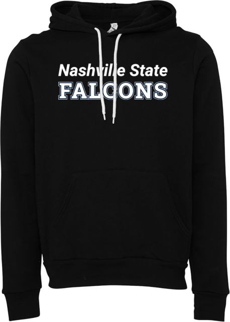 Nashville State Bella + Canvas Fleece Hood Nashville State CC Falcons - ONLINE ONLY