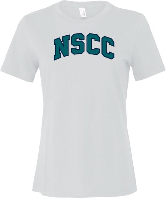 Nashville State Bella + Canvas Womens Relaxed Cotton T Shirt Nashville State CC NSCC Arch - ONLINE ONLY