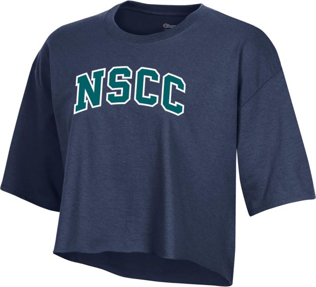 Nashville State Champion Womens Crop Tee Nashville State CC NSCC Arch - ONLINE ONLY