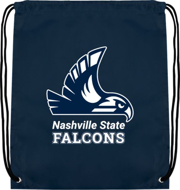 Nashville State Drawstring Backpack Nashville State Falcons Mascot - ONLINE ONLY