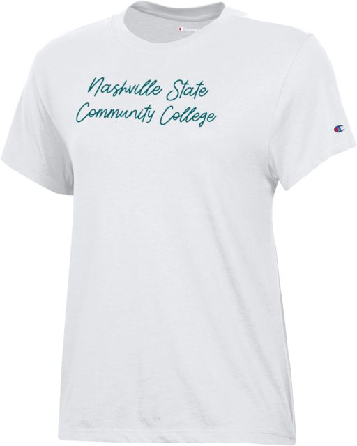 Nashville State Champion Womens  Core Short Sleeve Tee Nashville State CC Script - ONLINE ONLY