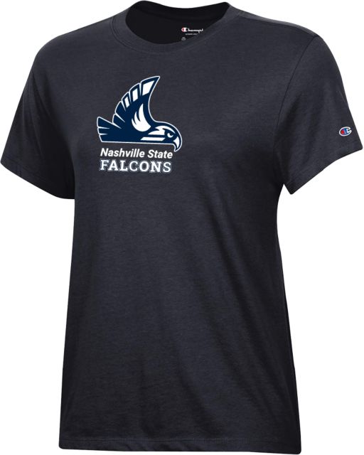 Nashville State Champion Womens Core Short Sleeve Tee Nashville State Falcons Mascot - ONLINE ONLY
