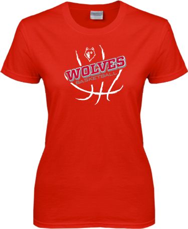 Newberry Ladies T Shirt Basketball Design - ONLINE ONLY