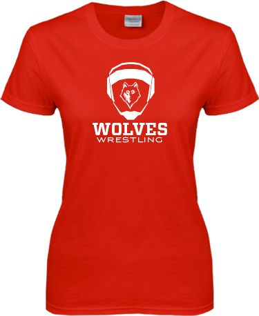 Newberry Ladies T Shirt Wrestling Design - ONLINE ONLY