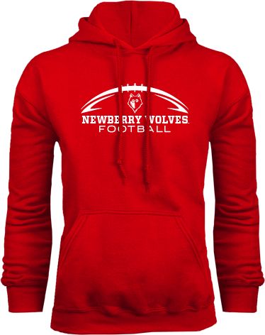 Newberry Fleece Hoodie Arched Football Design - ONLINE ONLY
