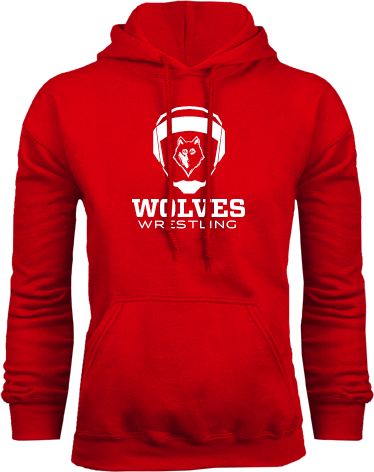 Newberry Fleece Hoodie Wrestling Design - ONLINE ONLY
