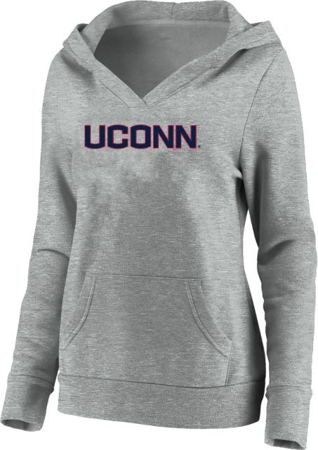 UConn Womens Plus Hoodie UConn Primary Wordmark - ONLINE ONLY