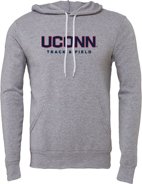 UConn Bella + Canvas Fleece Hood UConn Track and Field