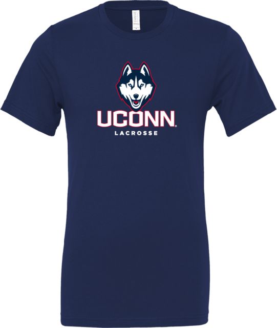 UConn Bella + Canvas Jersey Cotton T Shirt UConn Huskies Lacrosse
