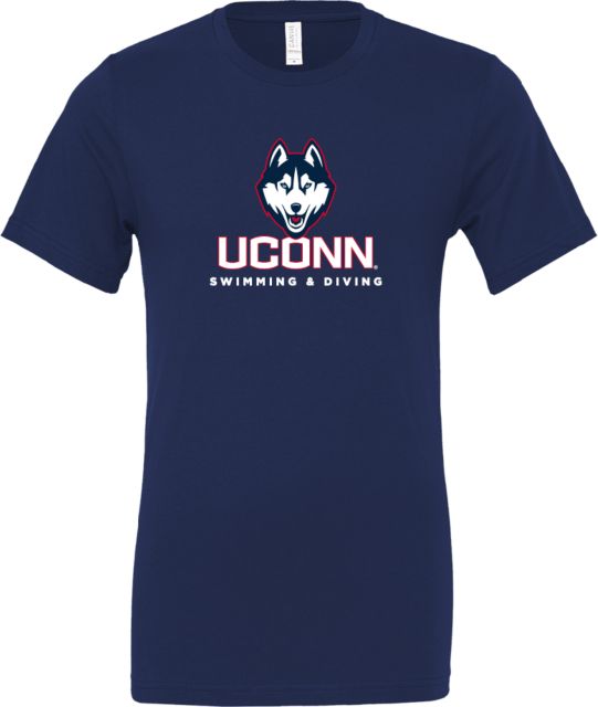 UConn Bella + Canvas Jersey Cotton T Shirt UConn Huskies Swimming and Diving
