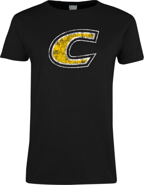Centre Womens Short Sleeve Tee Centre Colonels Wordmark Distresses - ONLINE ONLY