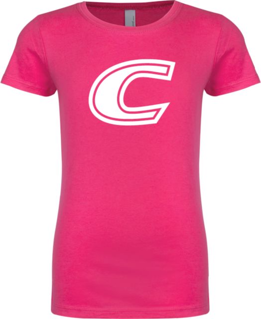 Centre Next Level Girls Fuchsia Fashion Fit T Shirt C Primary Mark - ONLINE ONLY