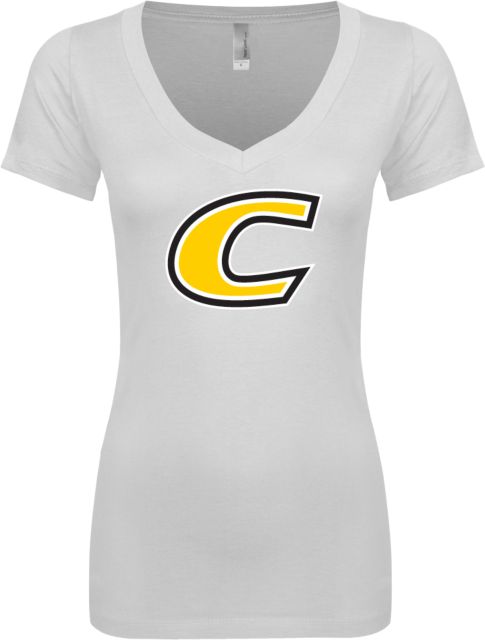 Centre Next Level Womens Ideal V Tee C Primary Mark - ONLINE ONLY