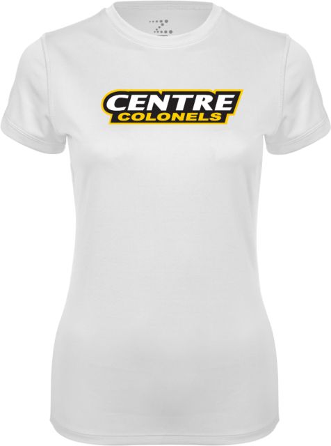 Centre Womens Performance Short Sleeve Tee Centre Colonels Wordmark - ONLINE ONLY