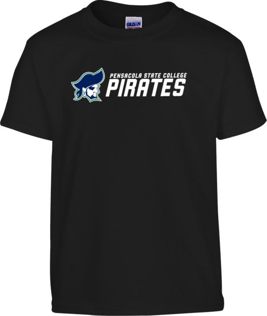 Pensacola State Youth T Shirt Pensacola State College Pirates Primary Mark - ONLINE ONLY