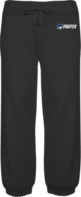 Pensacola State ENZA Ladies Banded Fleece Capri Pensacola State College Pirates Primary Mark - ONLINE ONLY