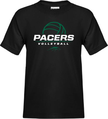 William Peace Youth T Shirt Pacers Volleyball Stacked - ONLINE ONLY